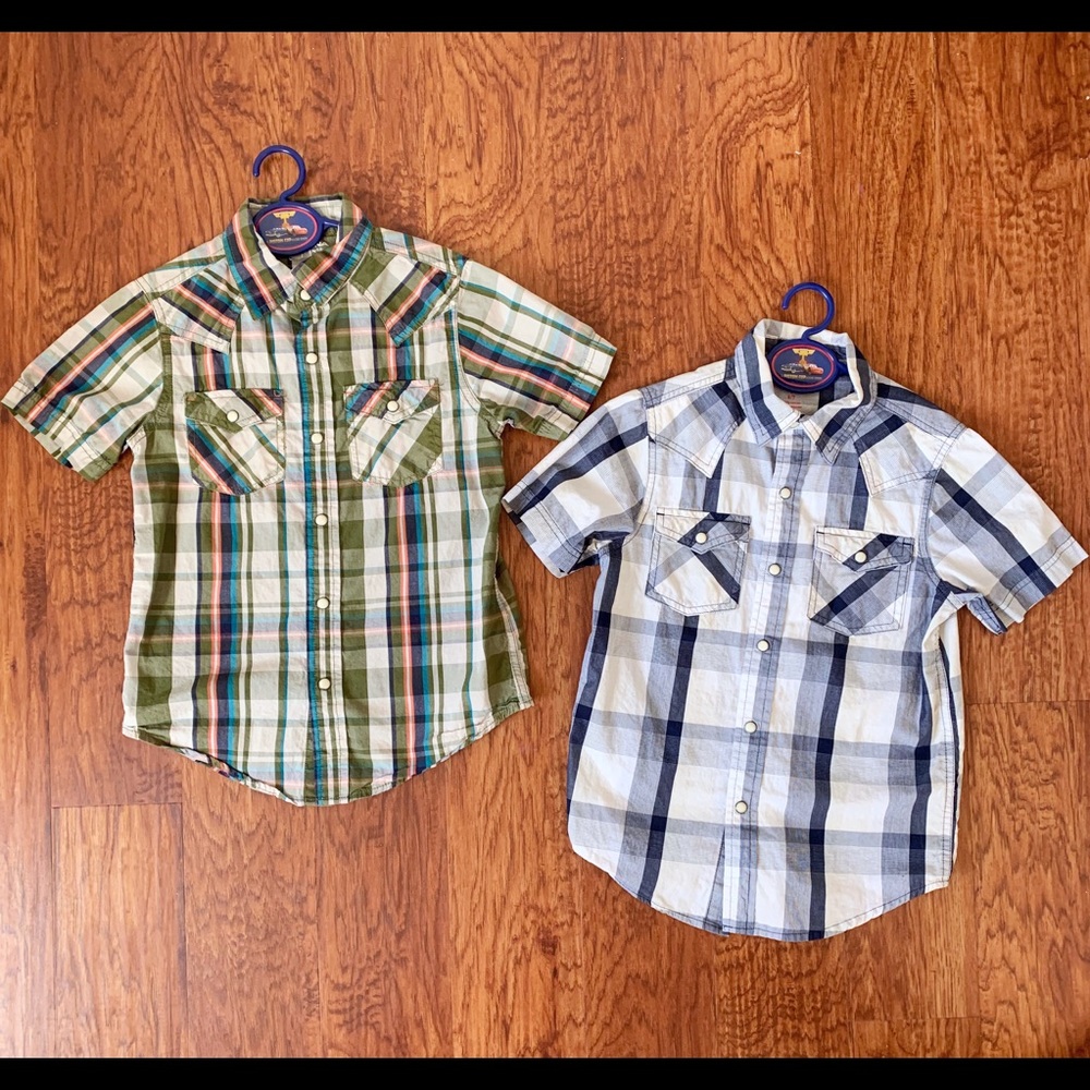 Arizona Boys button down shirts bundle of 2 size 6